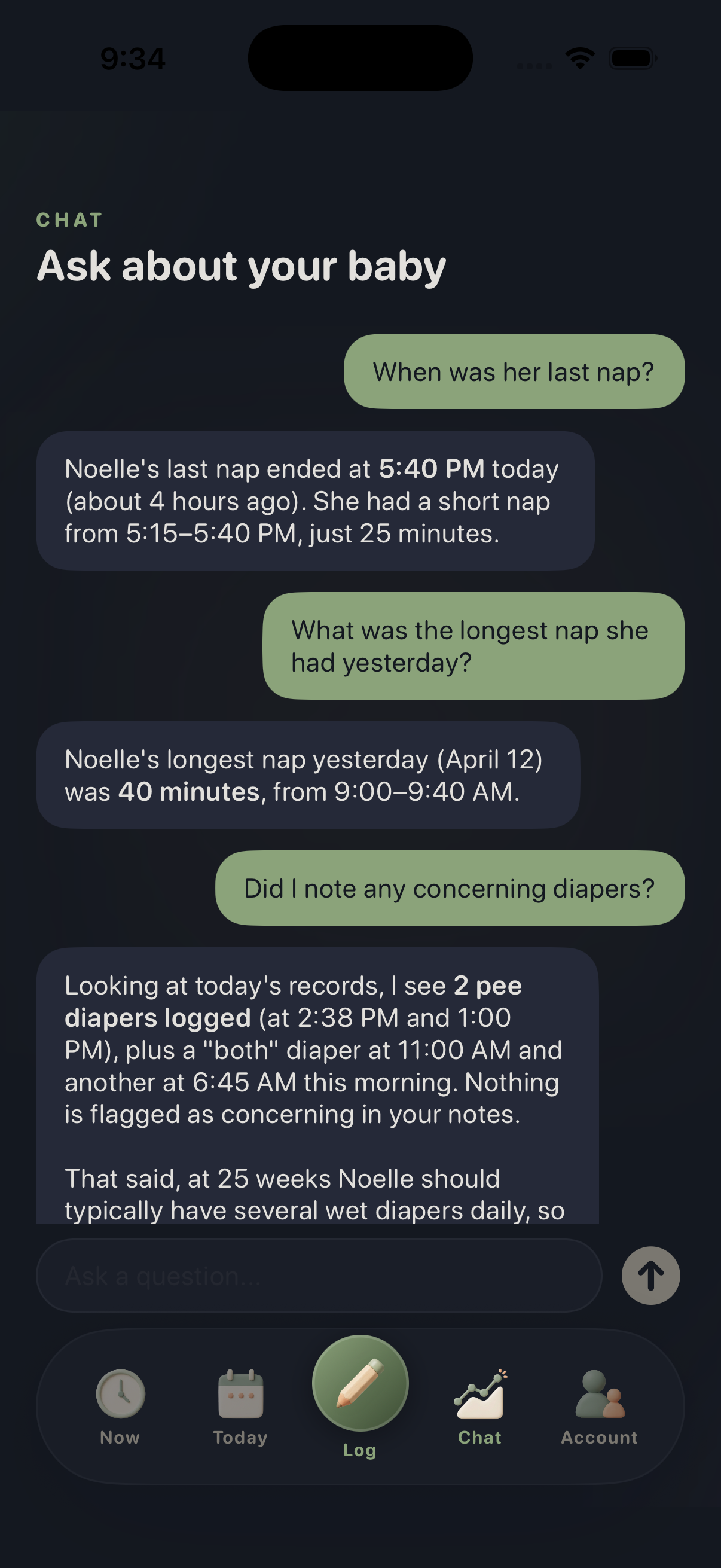 Nurture copilot chat night