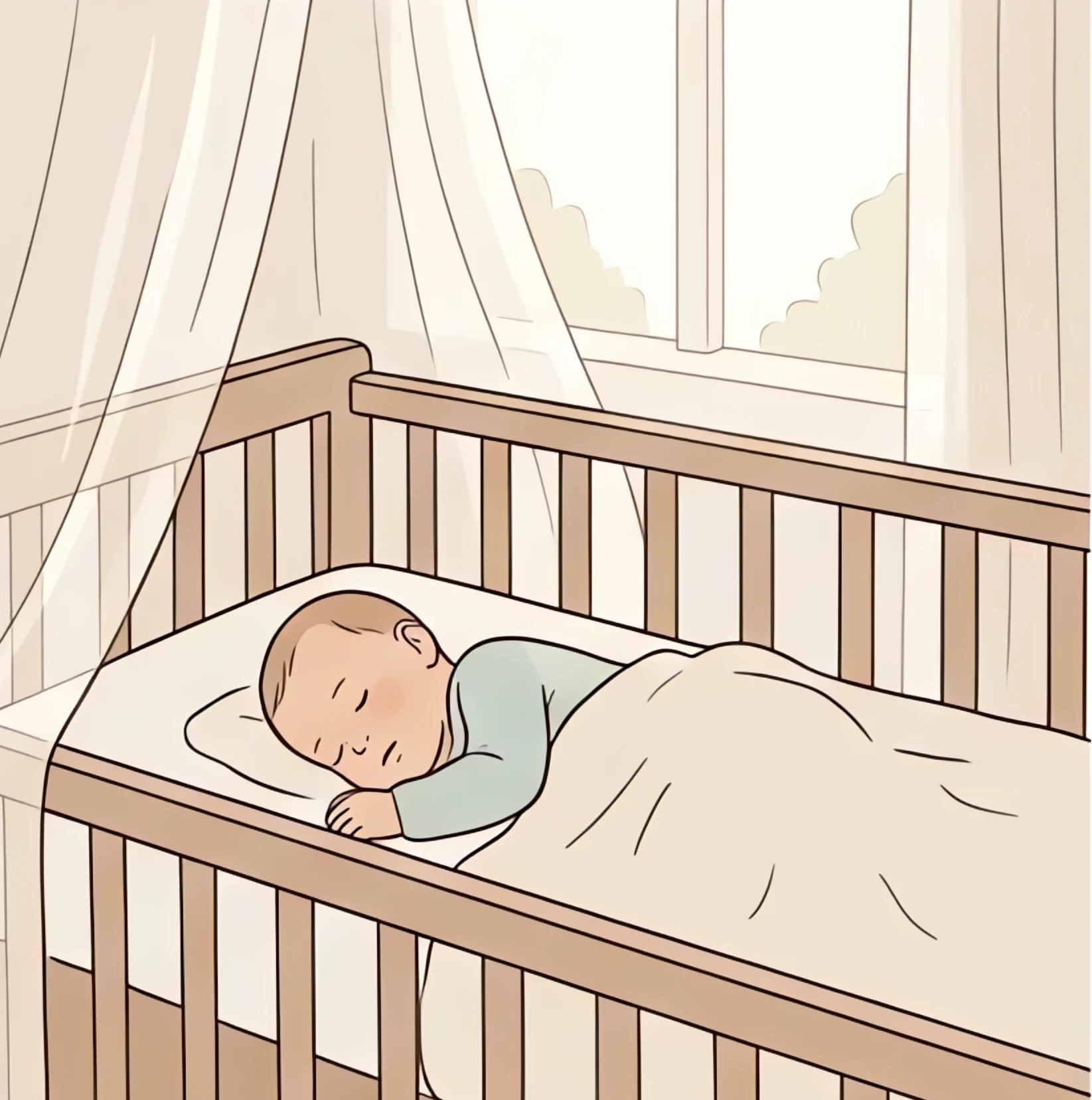 Baby smiling at parent showing social milestone development at 3 months